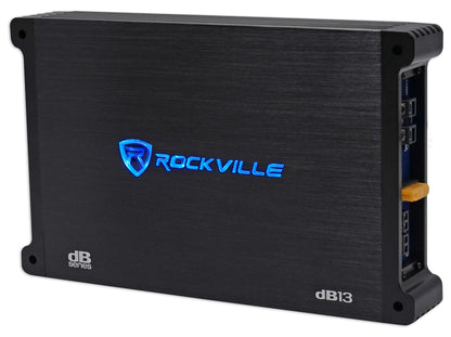 (2) Kicker 48CWR102 COMPR10 10" 1600 Watt Subwoofers+Mono Amplifier+Amp Kit