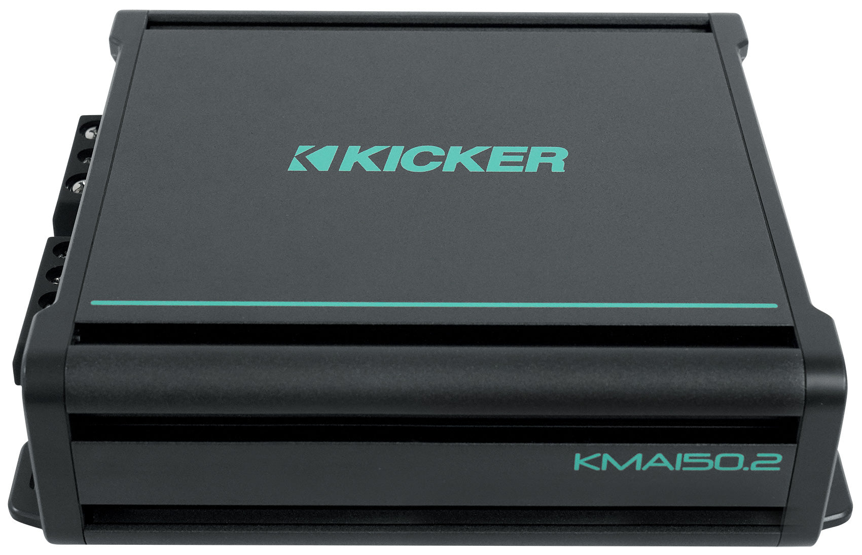 KICKER 48KMA1502 150 Watt 2-Channel Marine Boat Amplifier+Amp Kit KMA150.2