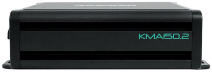 KICKER 48KMA1502 150 Watt 2-Channel Marine Boat Amplifier+Amp Kit KMA150.2