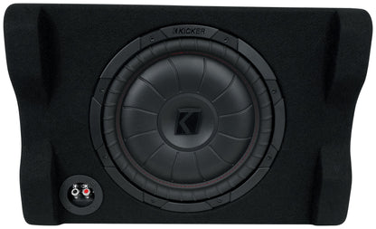 KICKER 48CVTDF122 CVTDF Down-Firing 12" 800w Subwoofer+Sub Box+Amplifier+Amp Kit