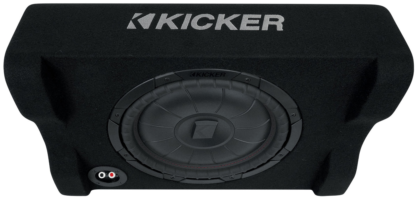 KICKER 48CVTDF122 CVTDF Down-Firing 12" 800w Subwoofer+Sub Box+Amplifier+Amp Kit
