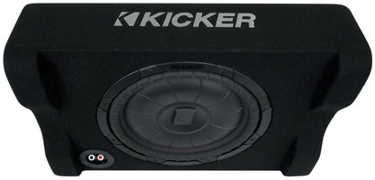 KICKER 48CVTDF122 CVTDF Down-Firing 12" 800w Subwoofer+Sub Box+Amplifier+Amp Kit