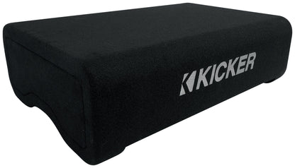 KICKER 48CVTDF122 CVTDF Down-Firing 12" 800w Subwoofer+Sub Box+Amplifier+Amp Kit