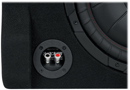 KICKER 48CVTDF122 CVTDF Down-Firing 12" 800w Subwoofer+Sub Box+Amplifier+Amp Kit