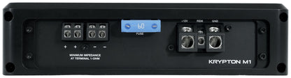 KRYPTON M1 Mono Amplifier + 4‑Gauge Amp Wiring Kit Bundle