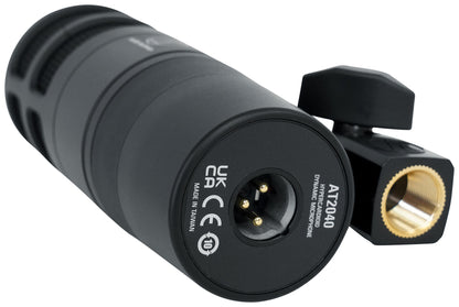 Audio Technica AT2040 Microphone Broadcast Podcast Podcasting Mic + Headphones