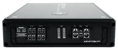 KRYPTON F1 4‑Channel Amplifier + 4‑Gauge 4‑Channel Amp Wiring Kit Bundle