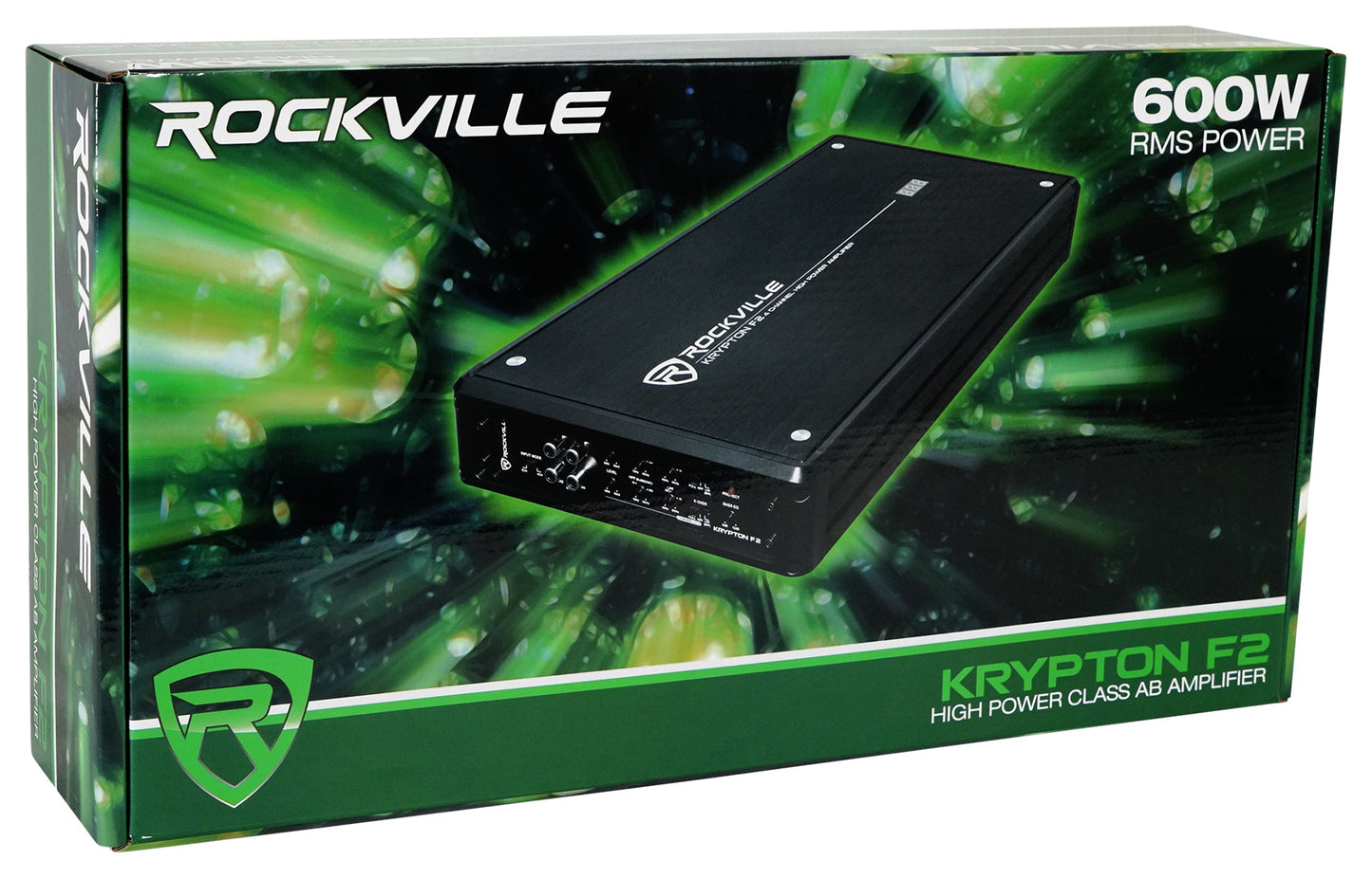 KRYPTON F2 4‑Channel Amplifier + 4‑Gauge 4‑Channel Amp Wiring Kit Bundle