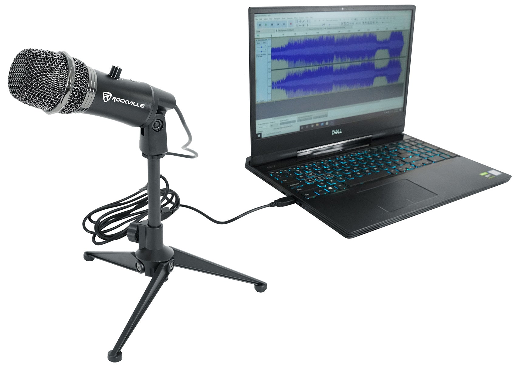 A-STREAM Live Streaming USB Microphone + PRO-M50 Studio Headphones Bundle