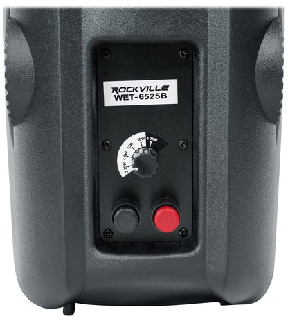 WET-6525 Black 8-Pack + RCS350-6 Amplifier Bundle