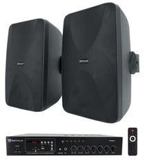 RCS80-1 + WET-6525B Black Speakers Bundle
