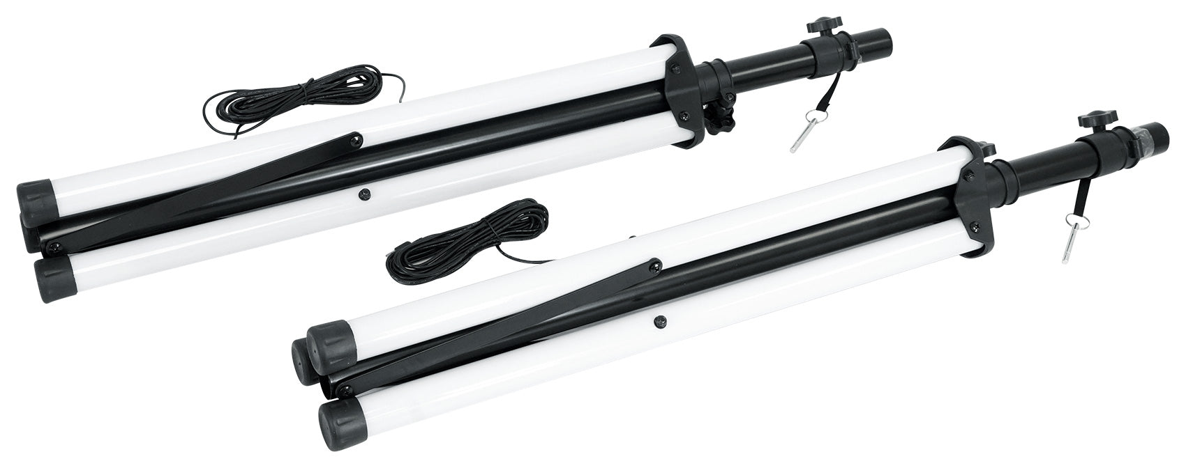 SPG88 8" Passive Speakers 2-Pack + PARTY STAND LED Stands Bundle