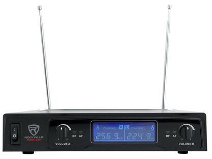 BLUAMP 150 + RockShelf 58B 5.25" Speakers 4-Pack + Wireless Mics Bundle