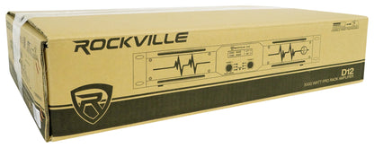 D12 Amplifier + 25' Speakon Cables 2-Pack Bundle