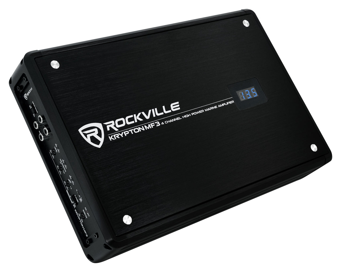 RMC65W 6.5" Marine Speakers 2-Pack + KRYPTON MF3 Amplifier Bundle