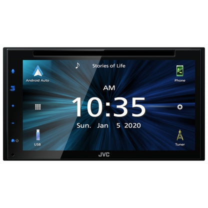 JVC KW-V66BT 6.8" CD/DVD Player Apple Carplay Bluetooth Android Receiver+Camera