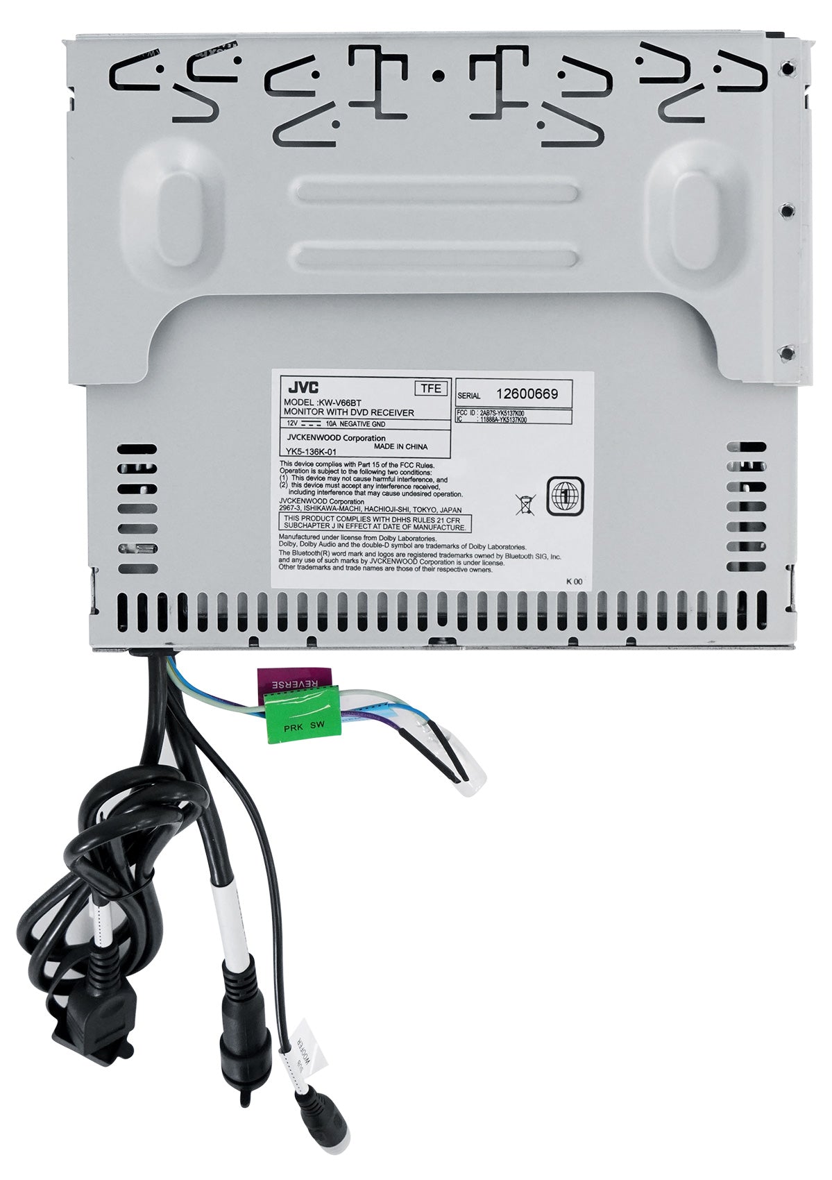 JVC KW-V66BT 6.8" CD/DVD Player Apple Carplay Bluetooth Android Receiver+Camera