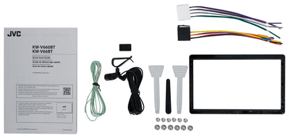 JVC KW-V66BT 6.8" CD/DVD Player Apple Carplay Bluetooth Android Receiver+Camera