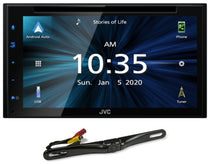 JVC KW-V66BT 6.8" Car CD/DVD Player Apple Carplay Android Receiver+Backup Camera