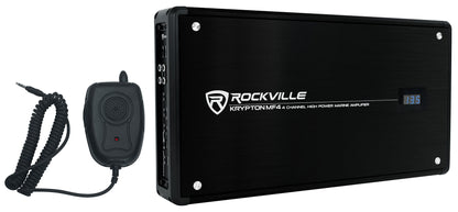 RMSTS65B Black 6.5" Marine Speakers 2-Pack + RWB90B 8" Tower Speakers Bundle