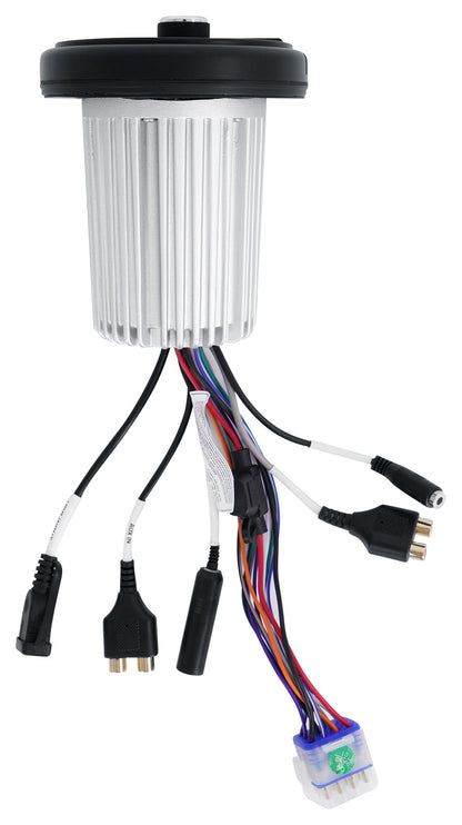 KICKER KMC2 Digital Media Receiver w/Bluetooth+Remote+2) 6.5" Black LED Speakers