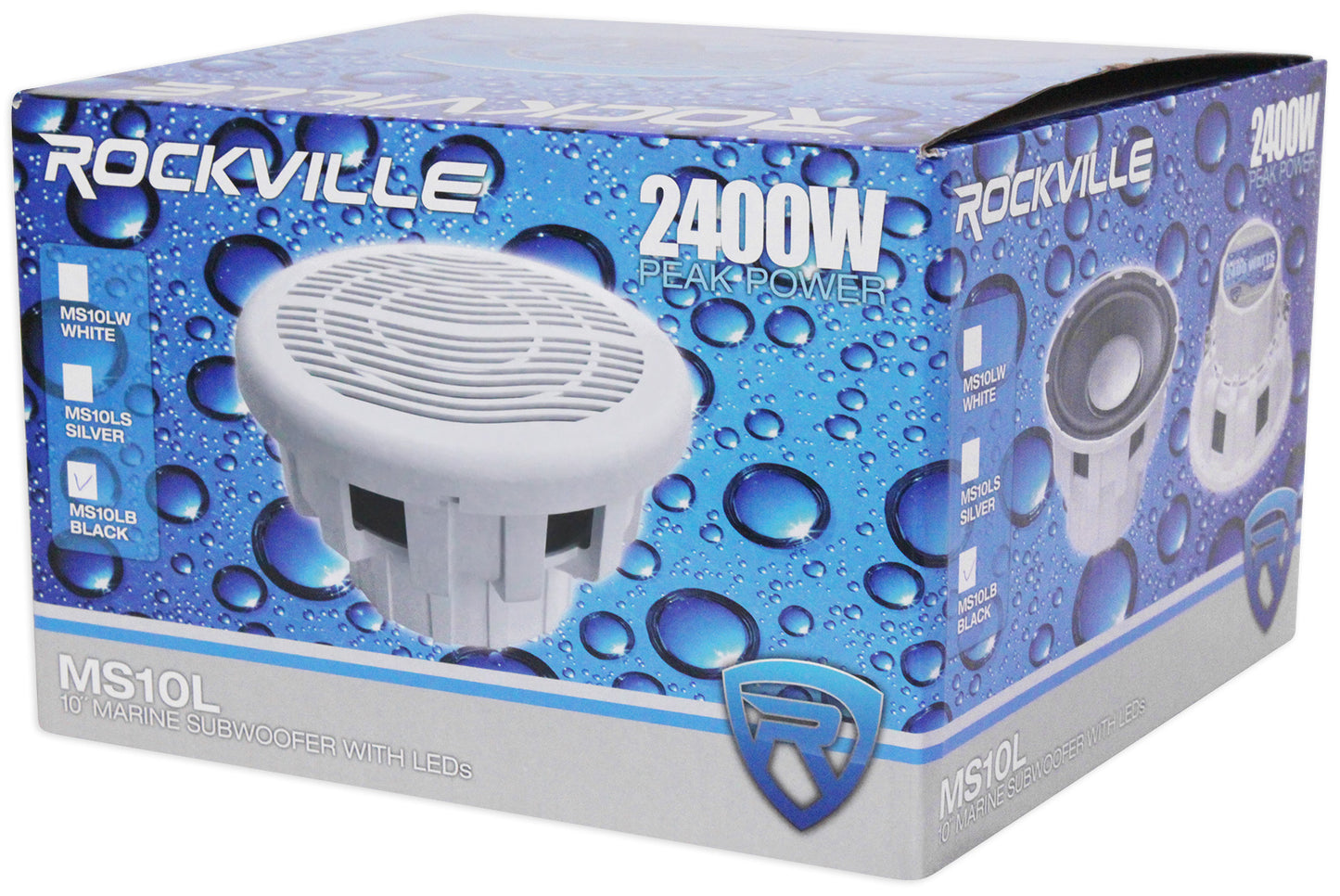 RMSTS Marine Speakers 2-Pack + MS10LB Sub 2-Pack + RXM-S6/30 Amp Bundle