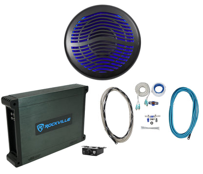 MS12LB Black + dBM12 Marine Amplifier Bundle