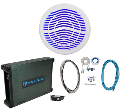 MS12LW White + dBM12 Marine Amplifier Bundle