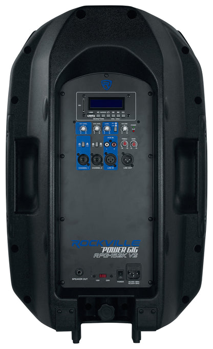 RPG152K Dual 15" System + Dual UHF Wireless Mics Bundle