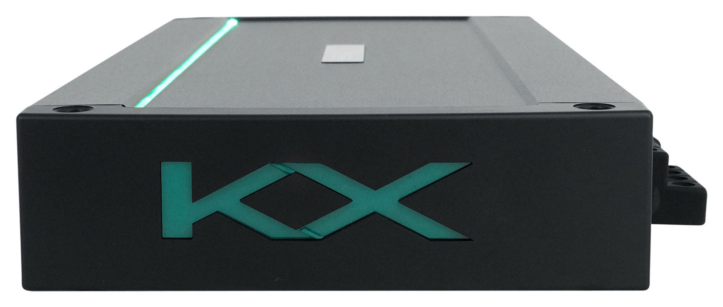 KICKER 48KXMA8008 800 Watt 8-Channel Marine Boat Amplifier+Amp Kit KXMA800.8