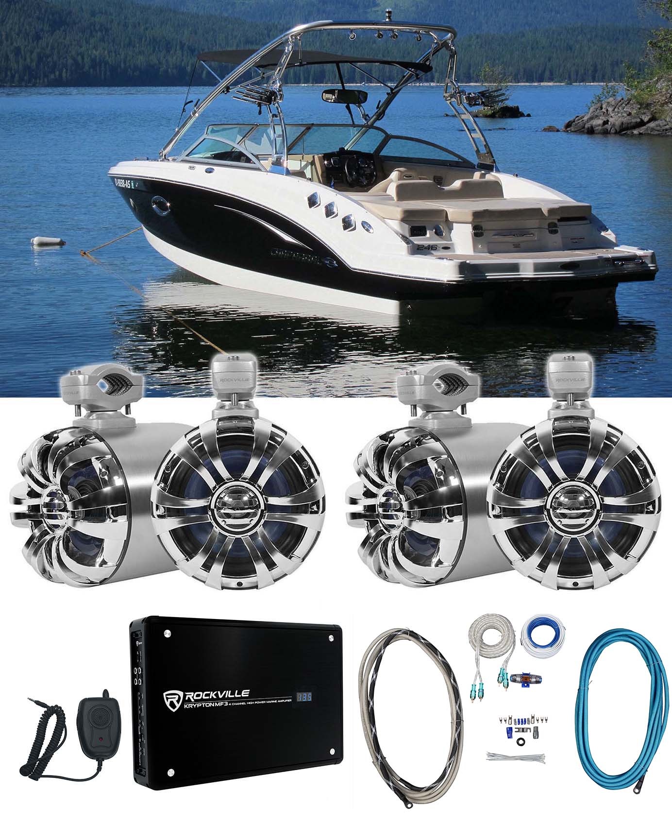 2-Pair WB65+RXM-F3+RMWK4+MRCA25 BOAT