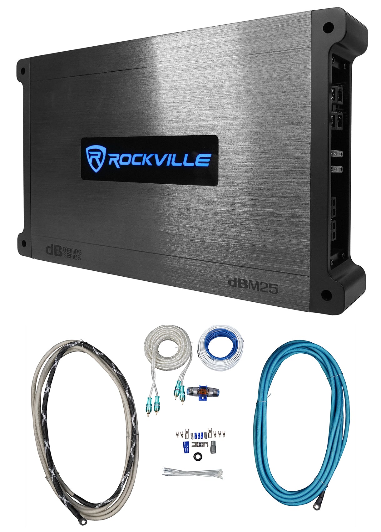 DBM25 + RMWK4 Marine Amp Wiring Kit Bundle