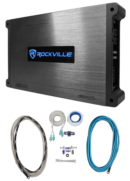 DBM25 + RMWK4 Marine Amp Wiring Kit Bundle