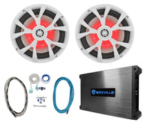 RKL80MW White + DBM25 Marine Amplifier Bundle