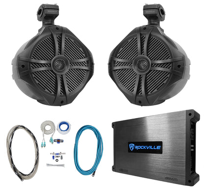 RWB90B Black + DBM25 Marine Amplifier Bundle