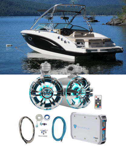 WB65KLED Silver 2-Pack + RXM-T1 Bundle