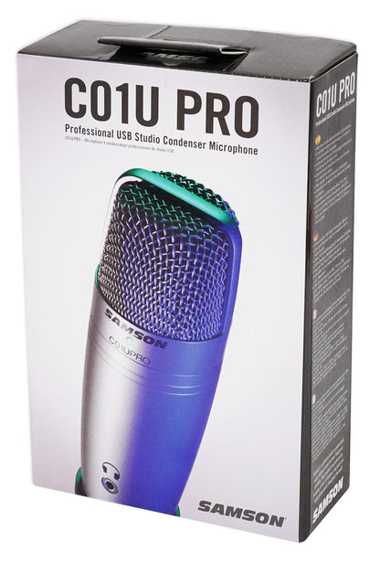 Samson C01U Pro USB Recording Streaming Condenser Microphone+iPhone/iPad Cable
