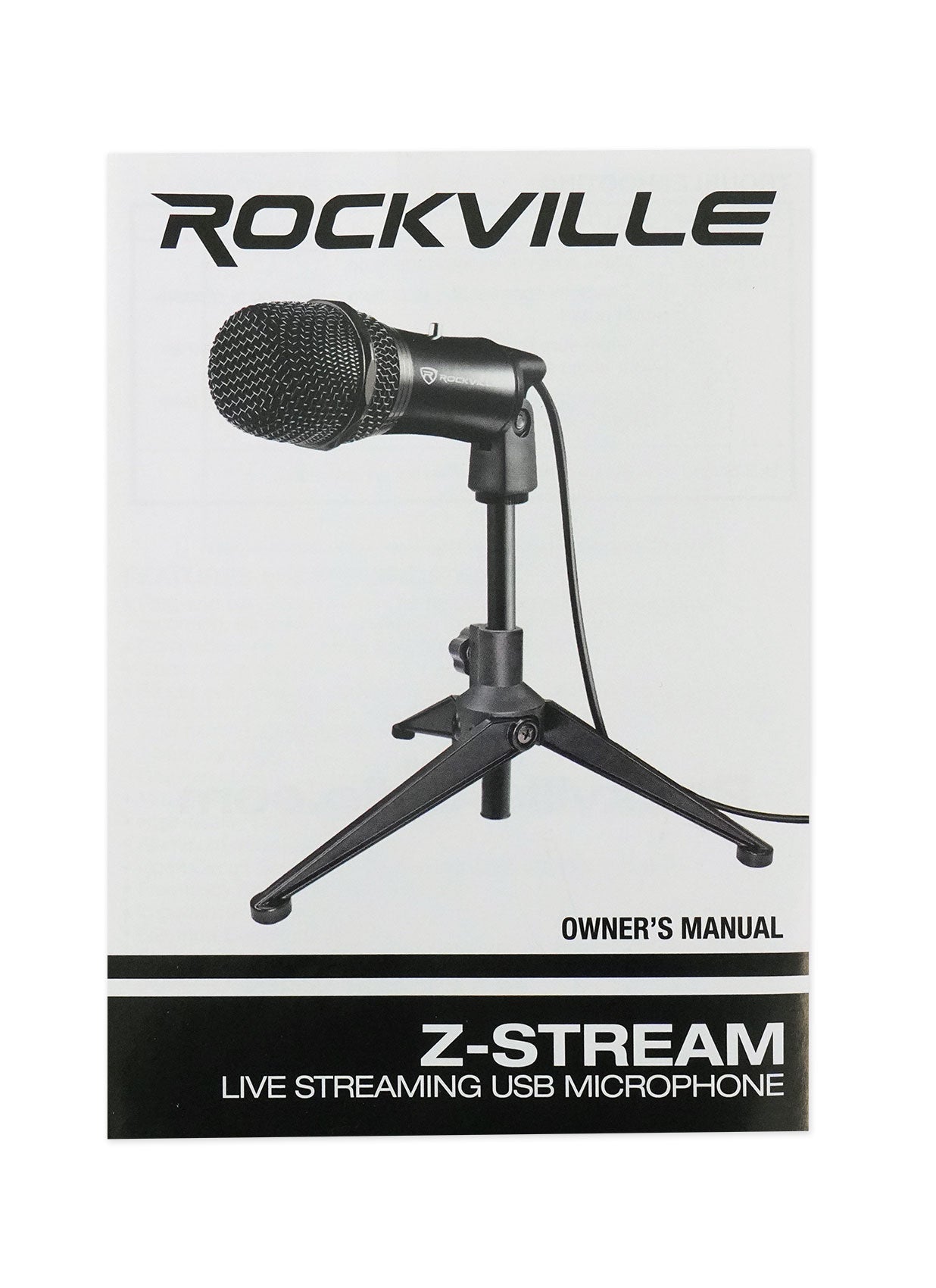 Rockville Z-Stream USB Microphone + iUSB Lightning Adapter Bundle