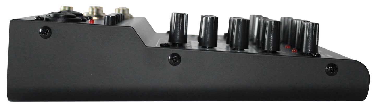 (2) APM5B Black 2-Pack + ROCKMIX 4 Mixer Bundle