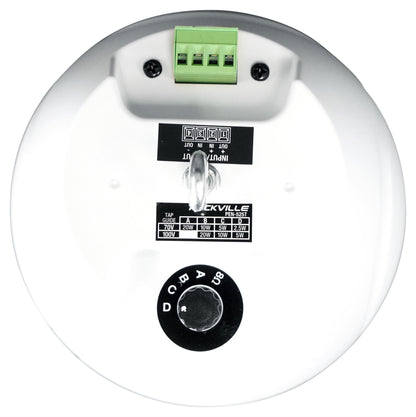 PEN-525T White 6-Pack + RCS180-6 6-Zone 180W Amp Bundle