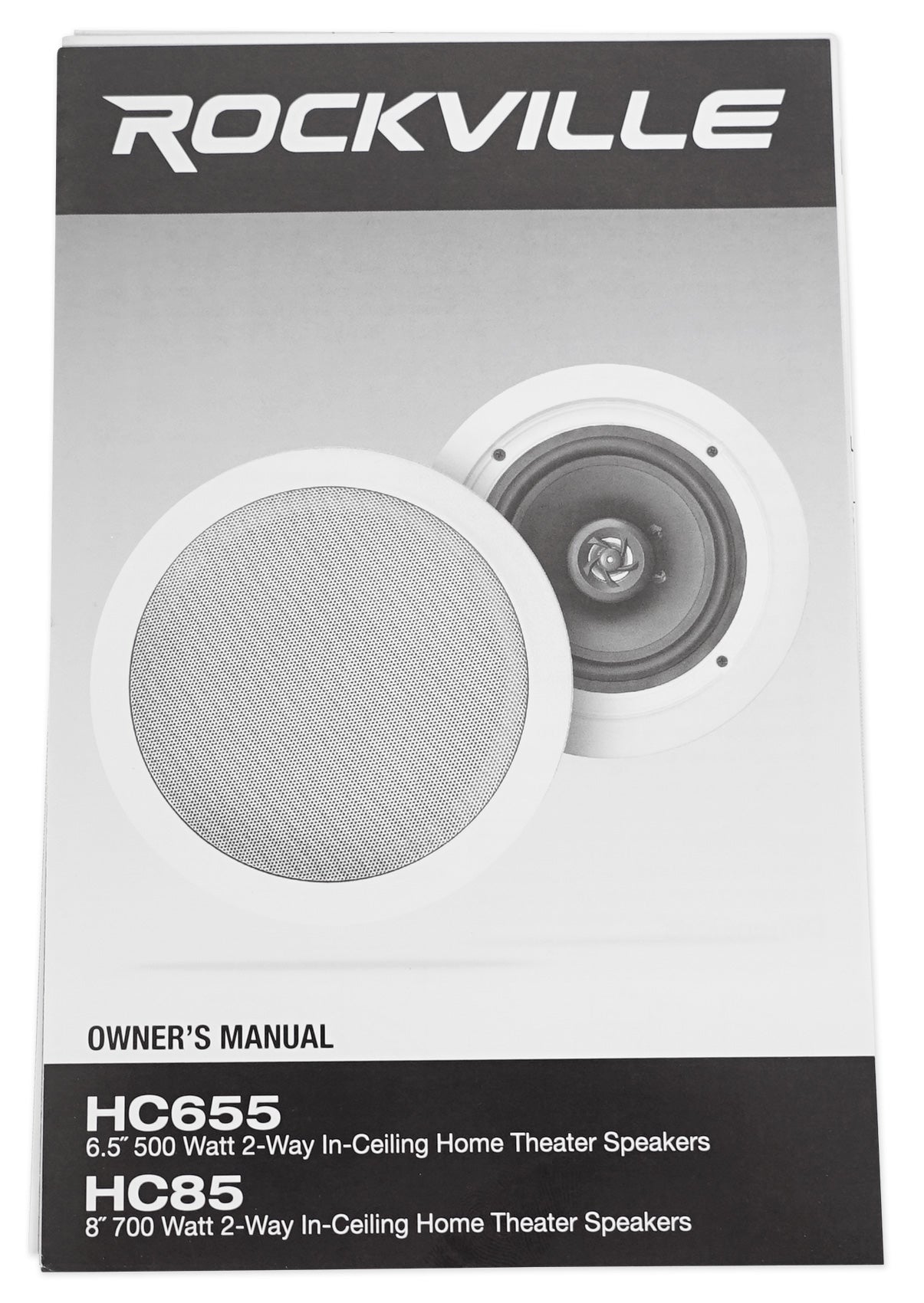 BLUAMP 100 + HC655 6.5" Ceiling Speakers 4-Pack Bundle