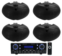 BLUAMP 100 + D4-8 Black 4-Pack Bundle