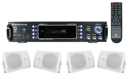 HP5S White 4-Pack + RPA60BT Receiver Bundle