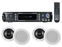 RPA60BT 4-Pack + HC85 White In-Ceiling Speakers Bundle