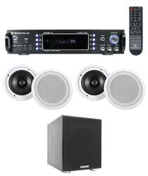 RPA60BT 4-Pack + HC85 White In-Ceiling Speakers Bundle