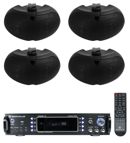 RPA60BT + D4-16 Black 4-Pack Bundle
