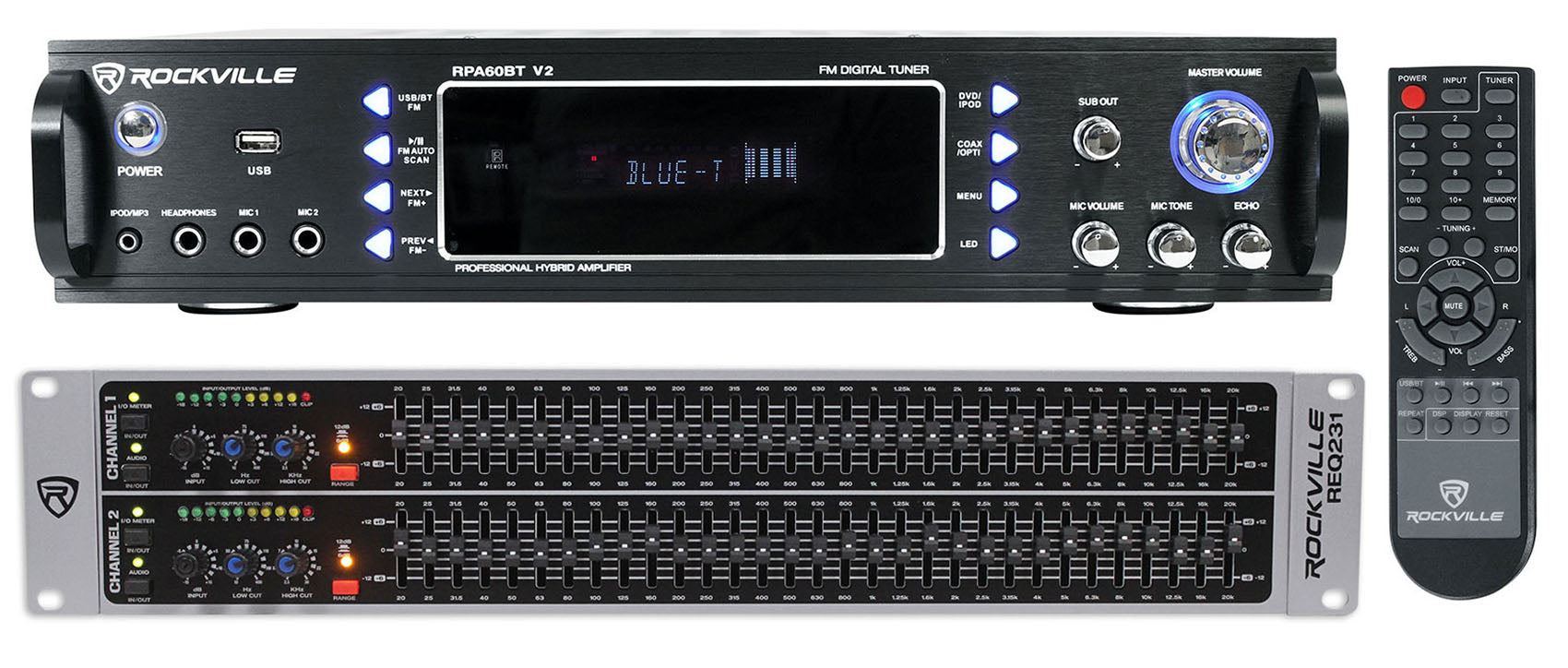 REQ231 EQ + RPA60BT V2 Receiver Bundle