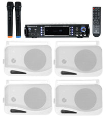HP4S-8 4-Pack + RPA70WBT Receiver Bundle
