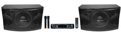 RPA70WBT Karaoke Amplifier + KPS12 12" Speakers 2-Pack Bundle