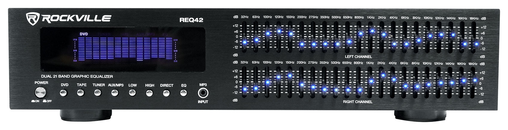 RPA60BT Receiver + REQ42-B 2 x 21-Band EQ Bundle